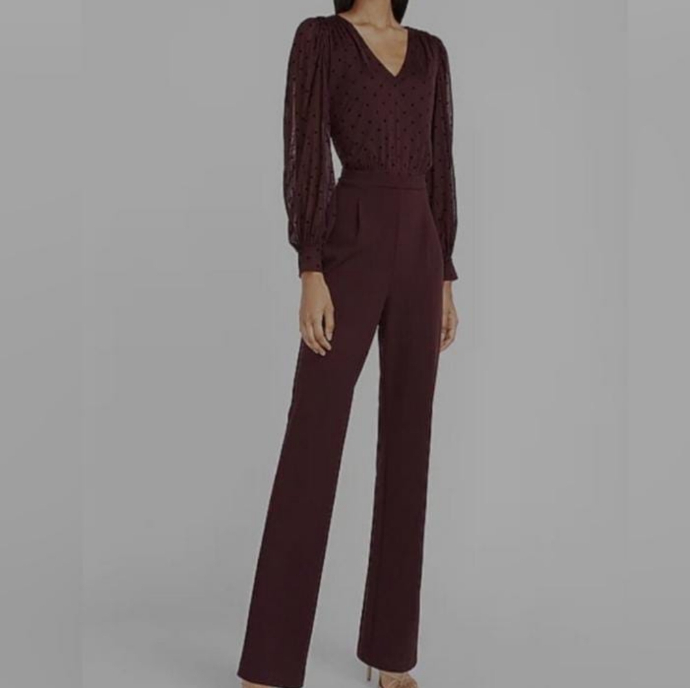 Express Swiss Dot Jumpsuit